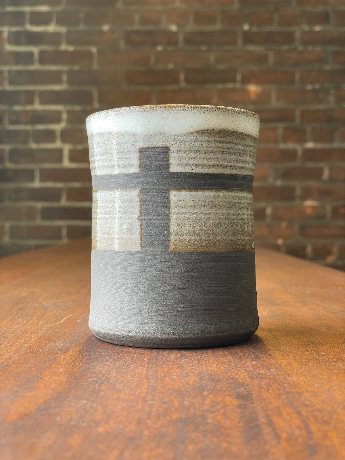 Tasse à motif géométrique