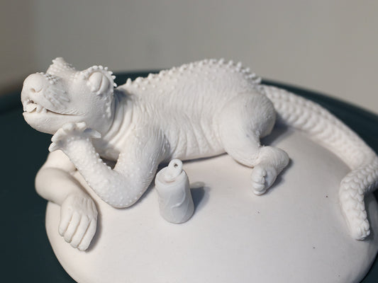 Sculpture CYNOMASTYX CILIATUS - Le Cynomatyx à crête