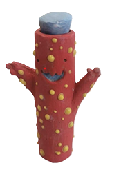 Monstre bouteille rouge