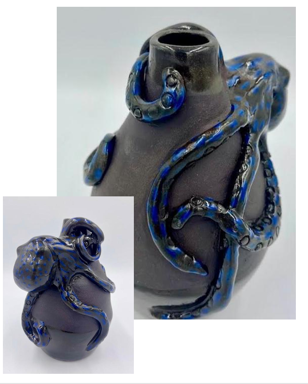 Vase poulpe