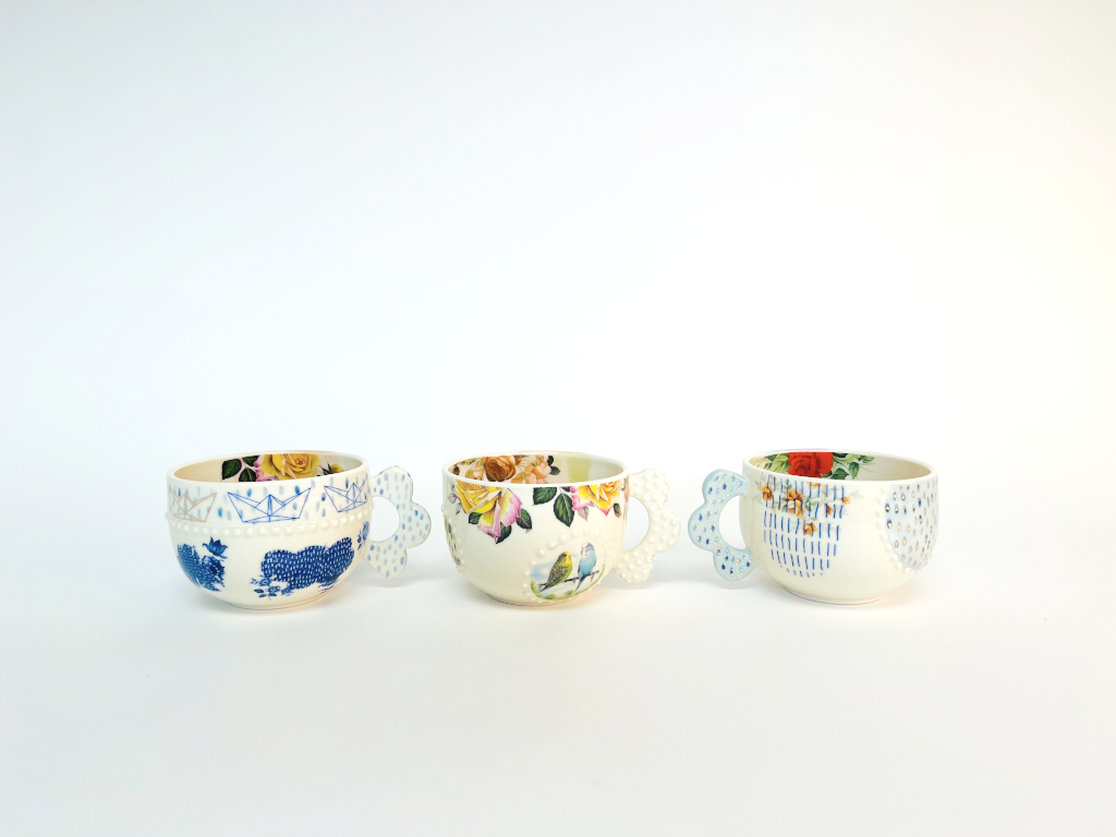 Tasse à latte - Collection Roccoco Bling Bling