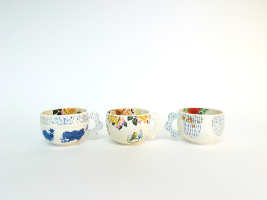 Tasse à latte - Collection Roccoco Bling Bling